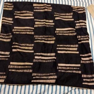 Richard Fisher Pillow case Black Suede New